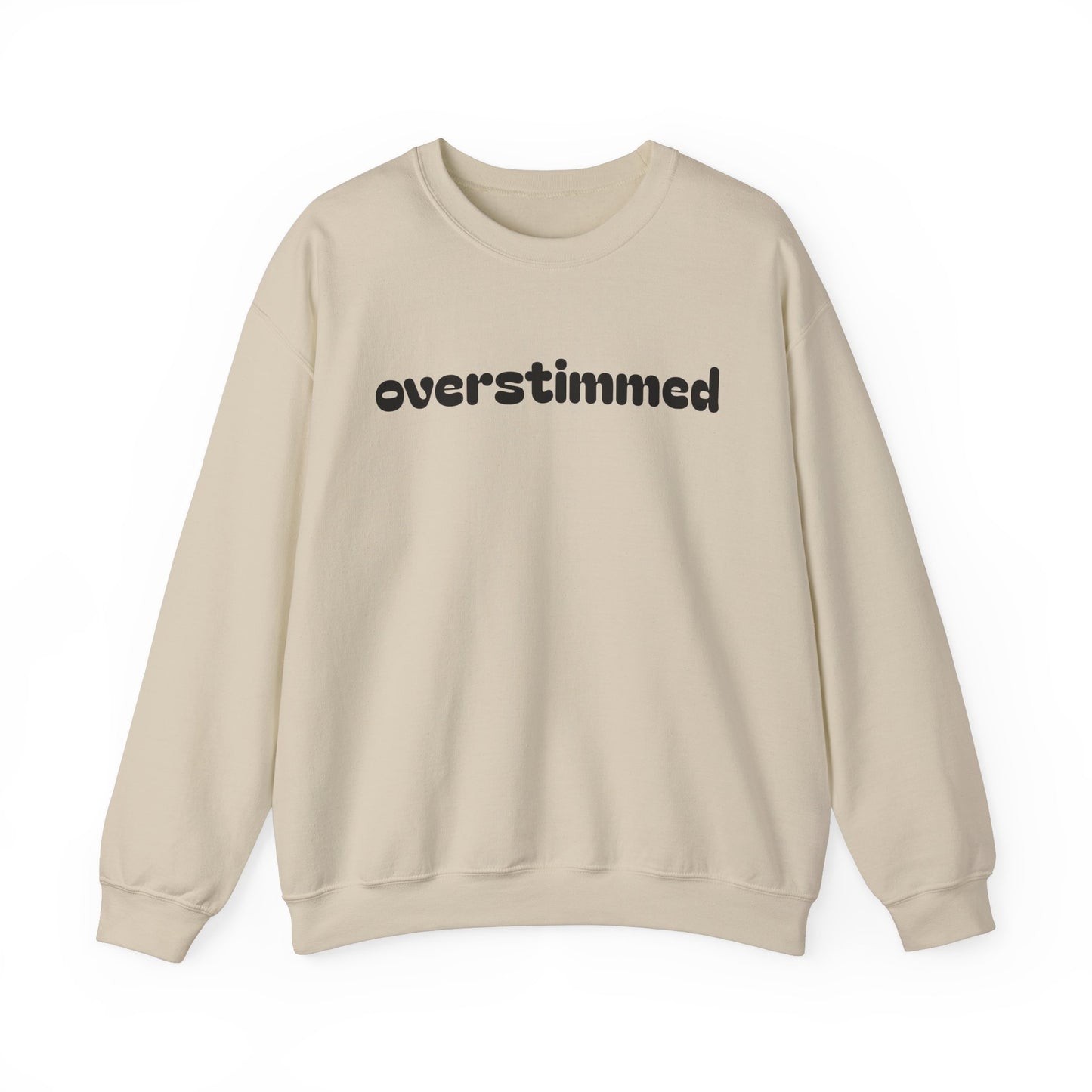 Overstimmed Crewneck Sweatshirt - Cozy Comfort for Everyday Wear