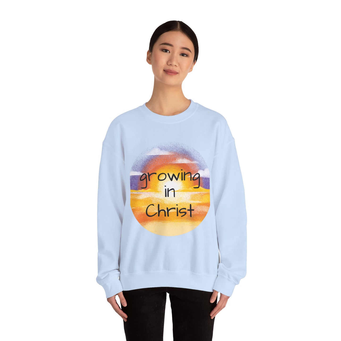 Growing in Christ Heavy Blend™ Crewneck Sweatshirt