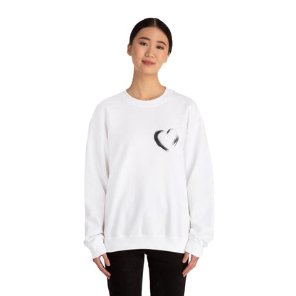 Crewneck Sweatshirt - 'I'm Just a Girl' with Heart Design