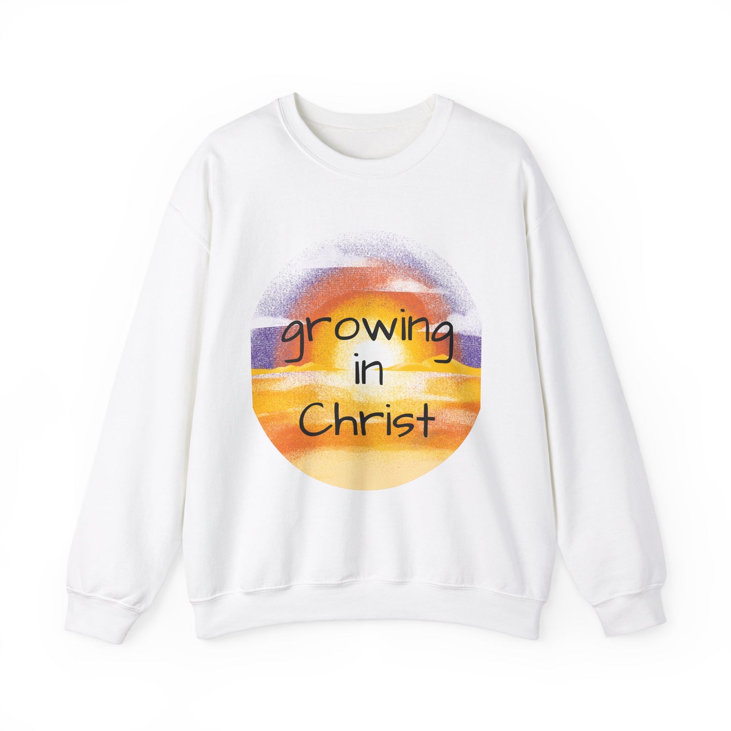 Growing in Christ Heavy Blend™ Crewneck Sweatshirt