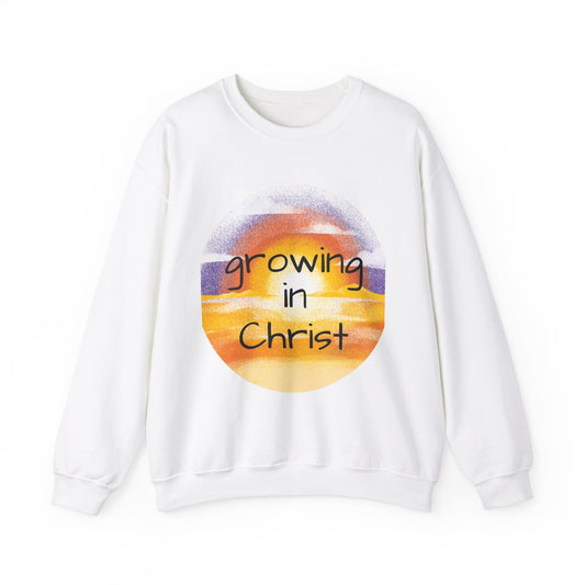 Growing in Christ Heavy Blend™ Crewneck Sweatshirt