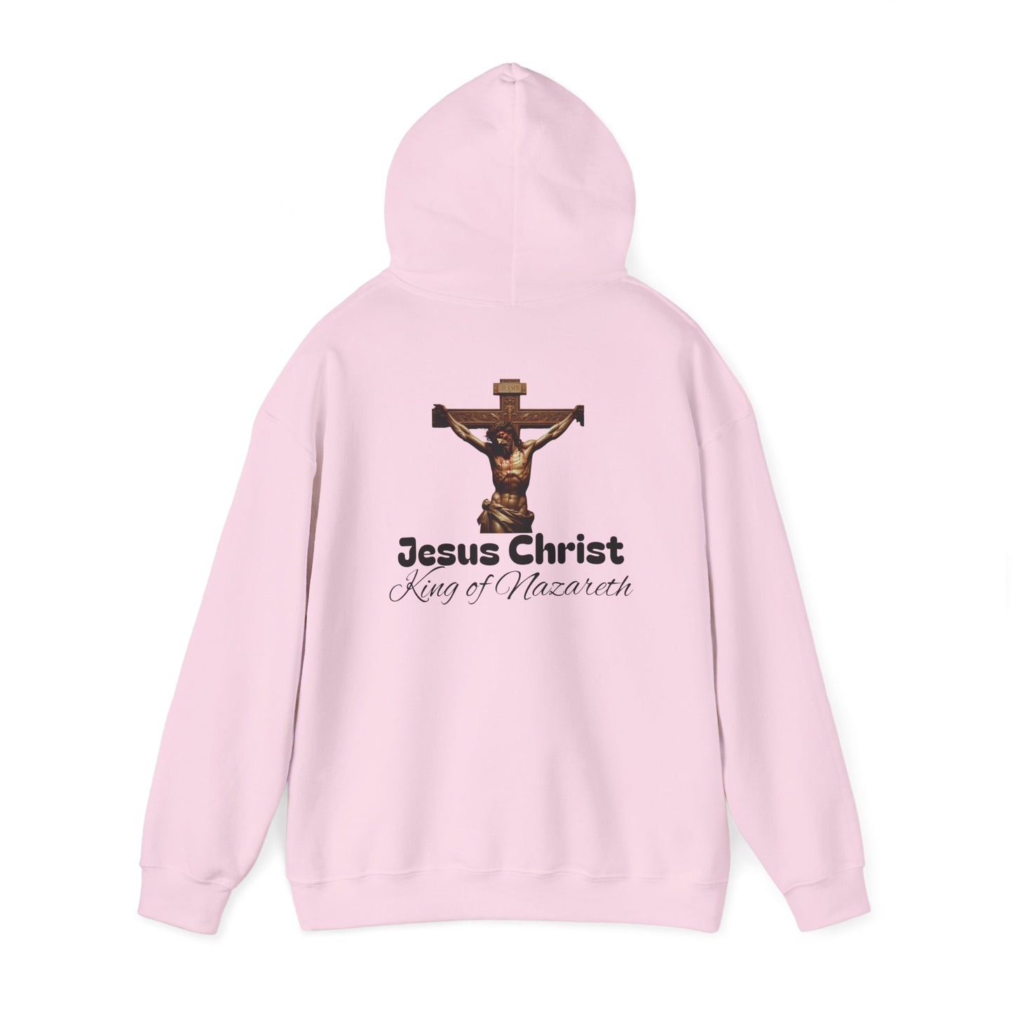 Jesus Christ King of Nazareth Hoodie - Unisex Heavy Blend Sweatshirt