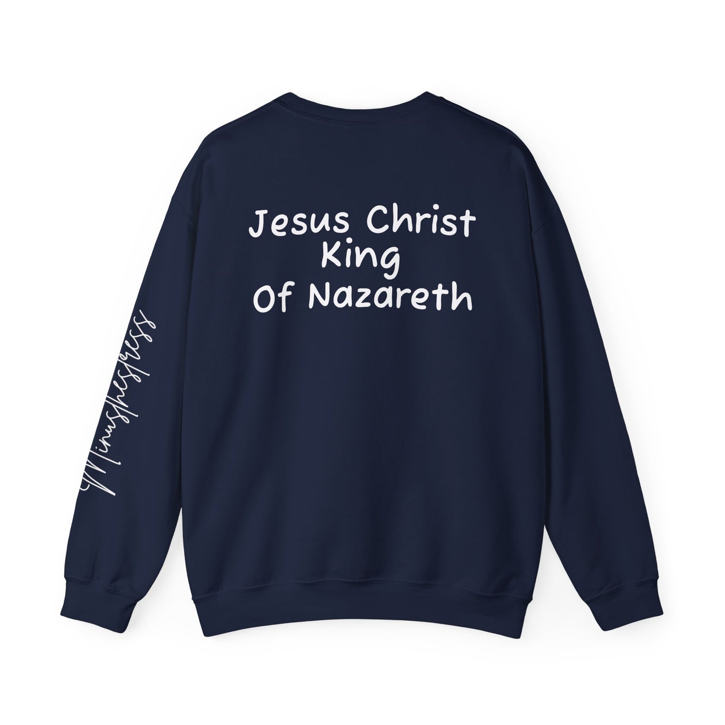 Jesus Christ Crewneck Sweatshirt - Faith Inspired Heavy Blend for Comfort & Style