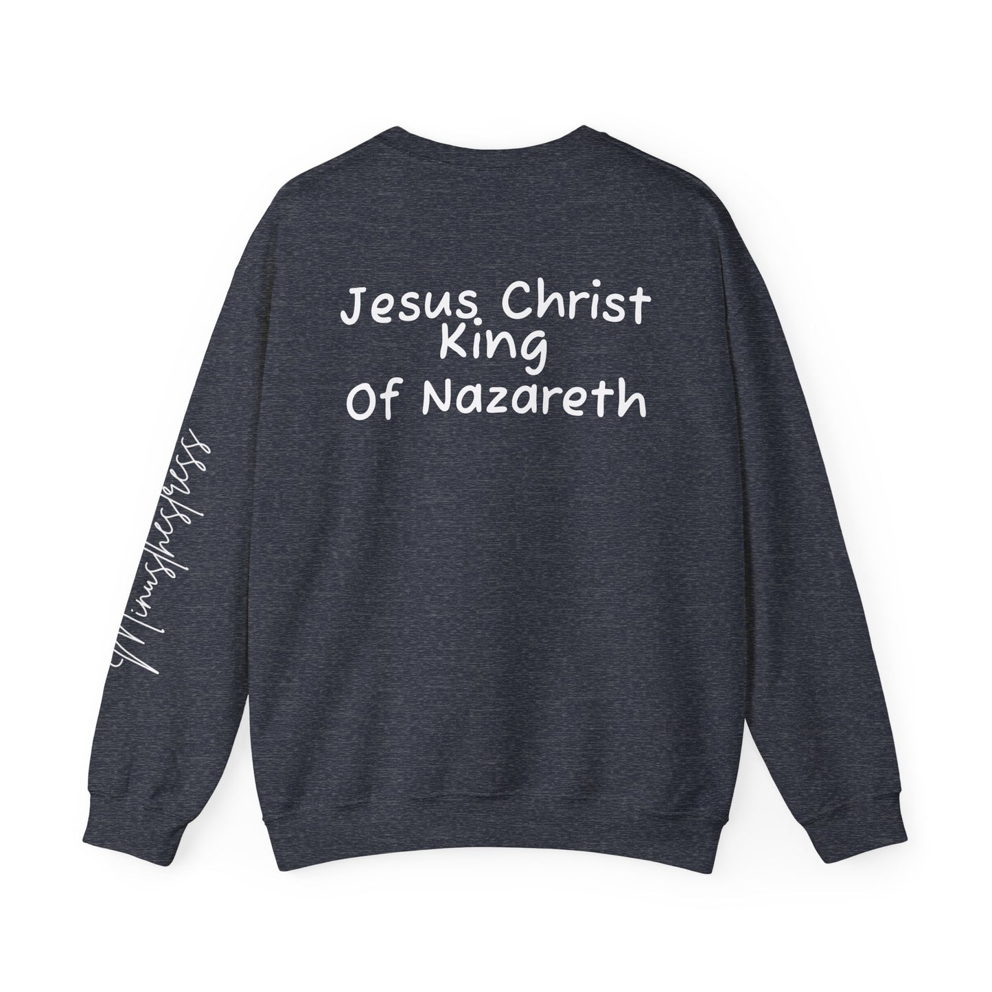 Alternate Jesus Christ Crewneck Sweatshirt - Faith Inspired Heavy Blend for Comfort & Style