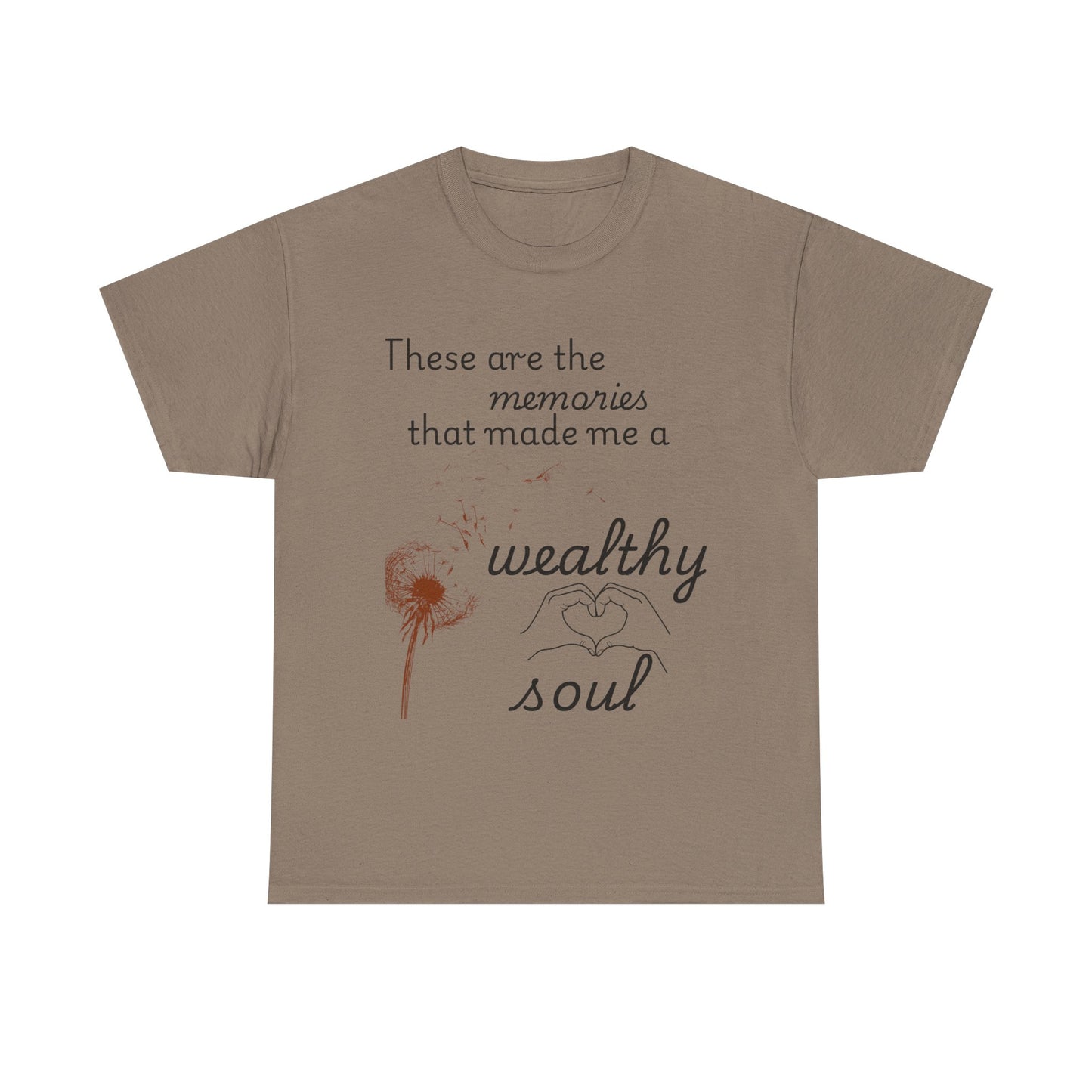 'Wealthy Soul' Inspirational Dandelion T-Shirt