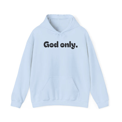 Unisex Heavy Blend™ Hooded Sweatshirt - 'God Only' Inspirational Hoodie