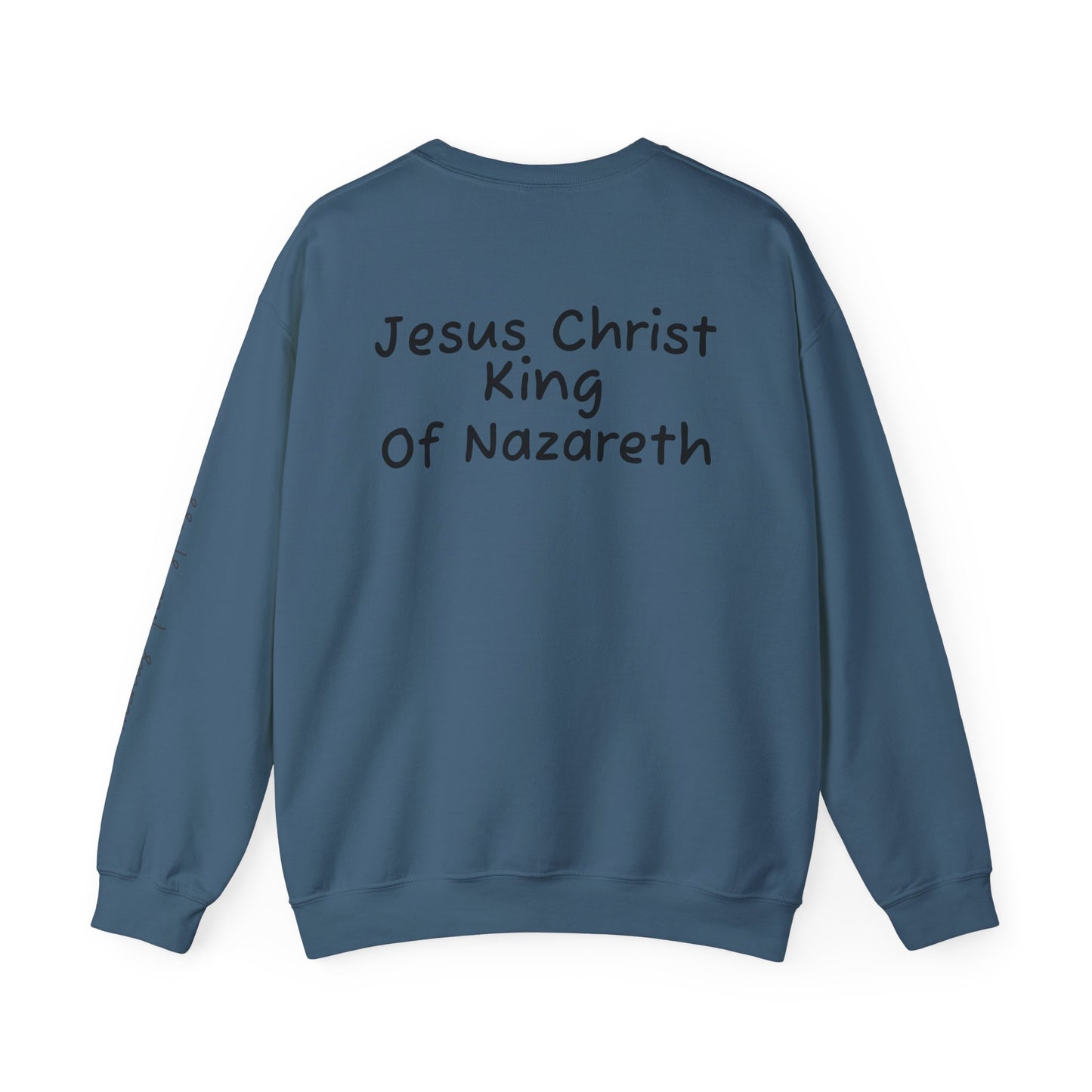 Alternate Jesus Christ Crewneck Sweatshirt - Faith Inspired Heavy Blend for Comfort & Style