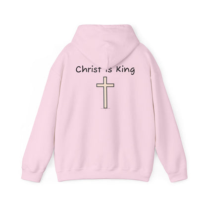 Christ is King Unisex Heavy Blend Hoodie - Inspirational Christian Sweatshirt