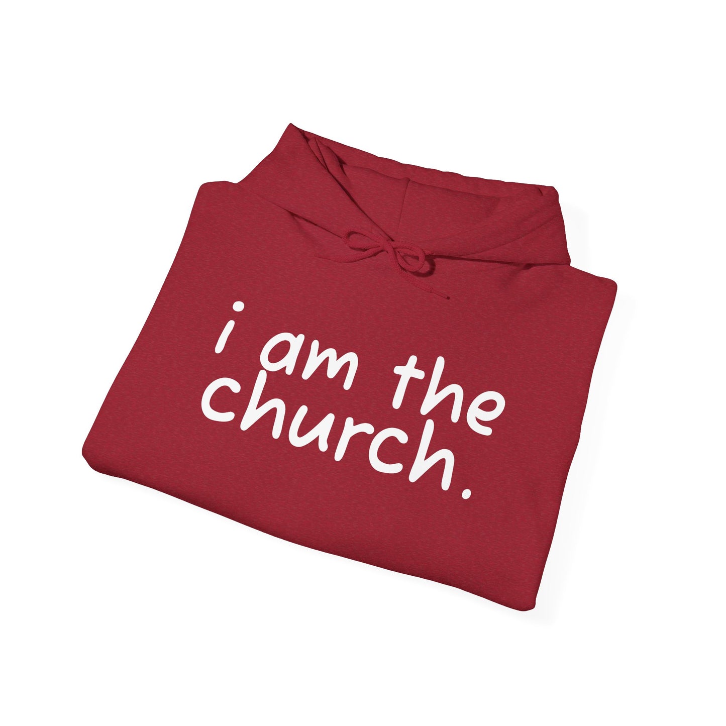 Unisex Heavy Blend™ Hoodie - 'I Am The Church' Inspirational Sweatshirt