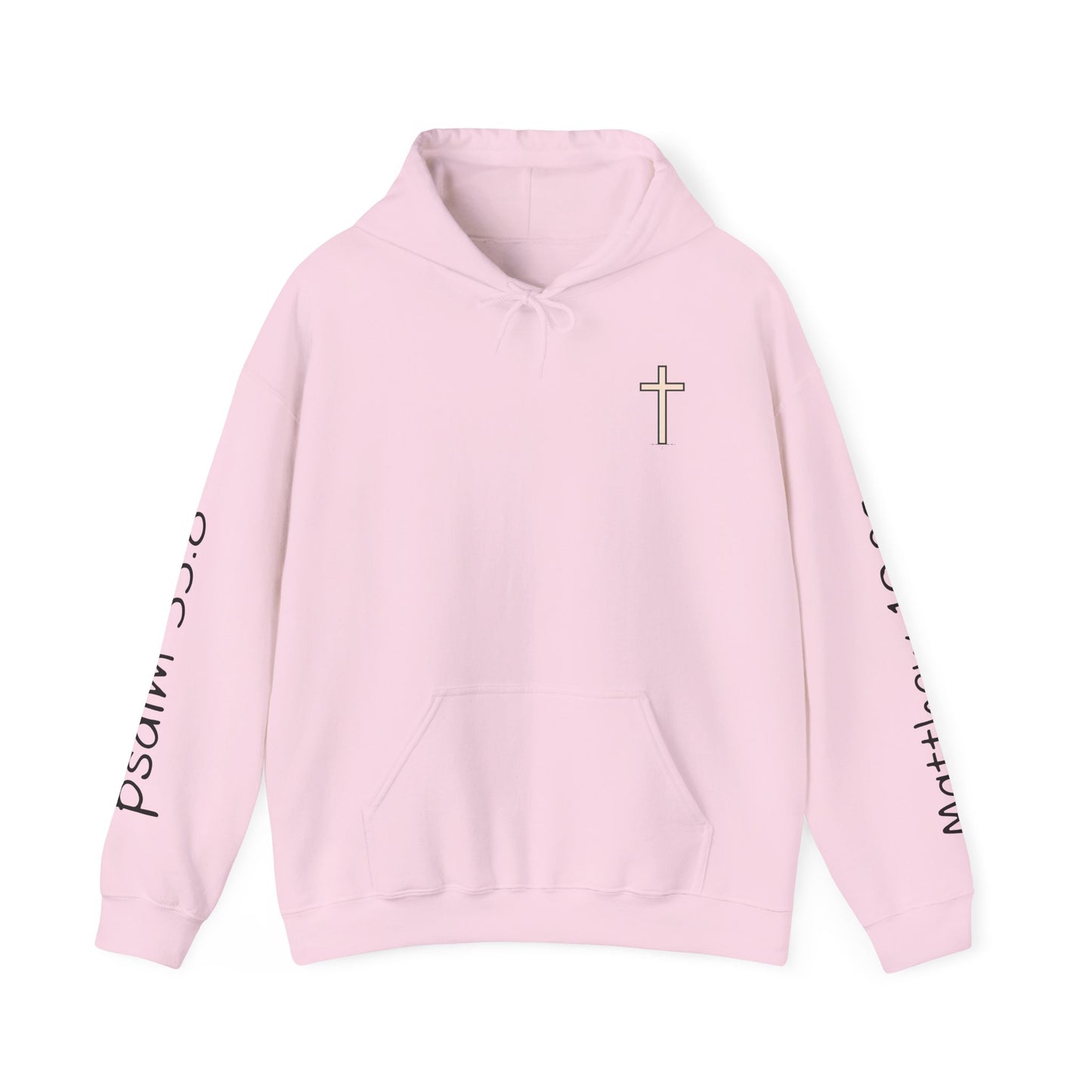 Faith-Inspired Unisex Hooded Sweatshirt with Scripture Quotes