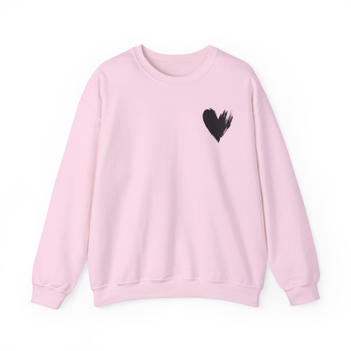 Crewneck Sweatshirt - 'I'm Just a Girl' with Heart Design