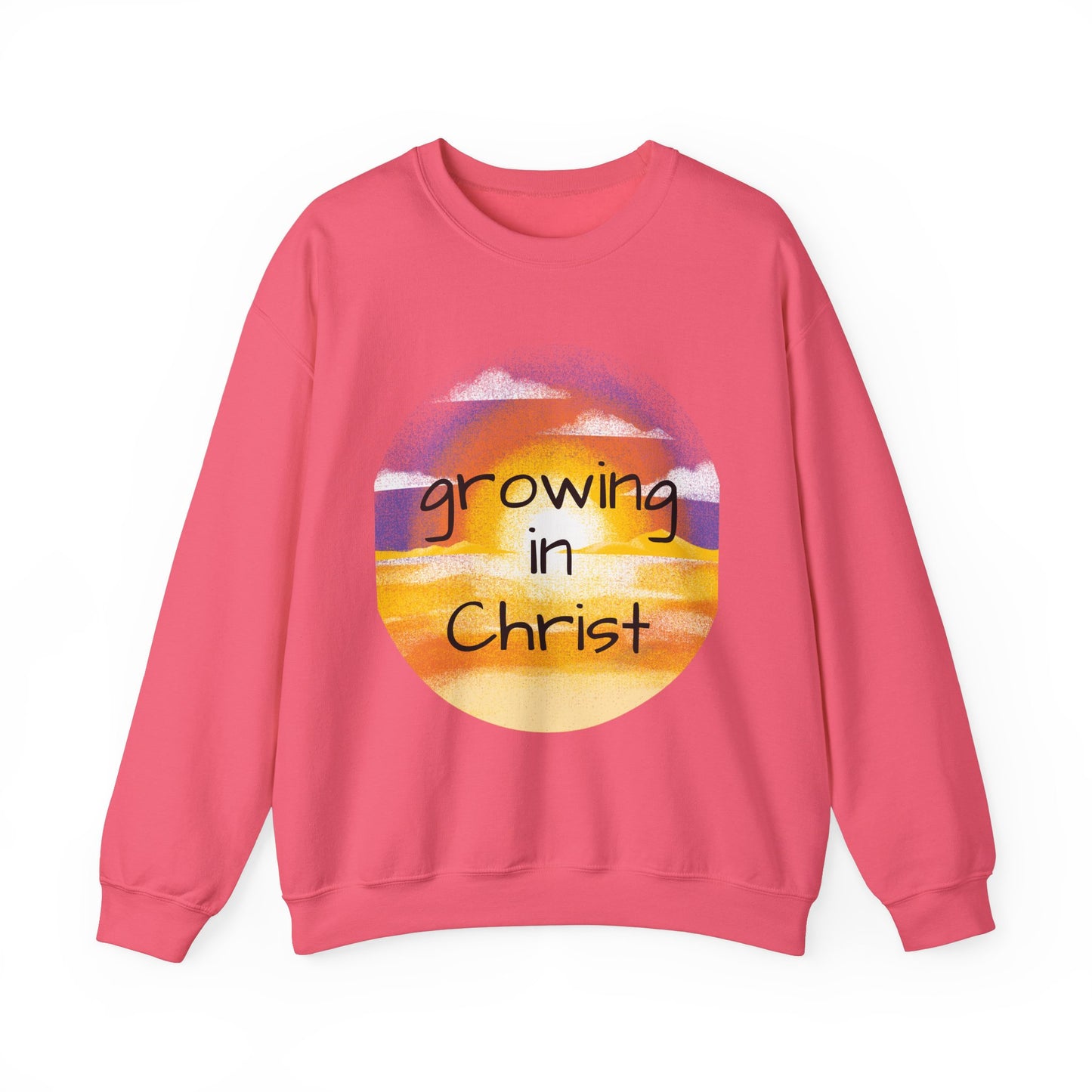 Growing in Christ Heavy Blend™ Crewneck Sweatshirt