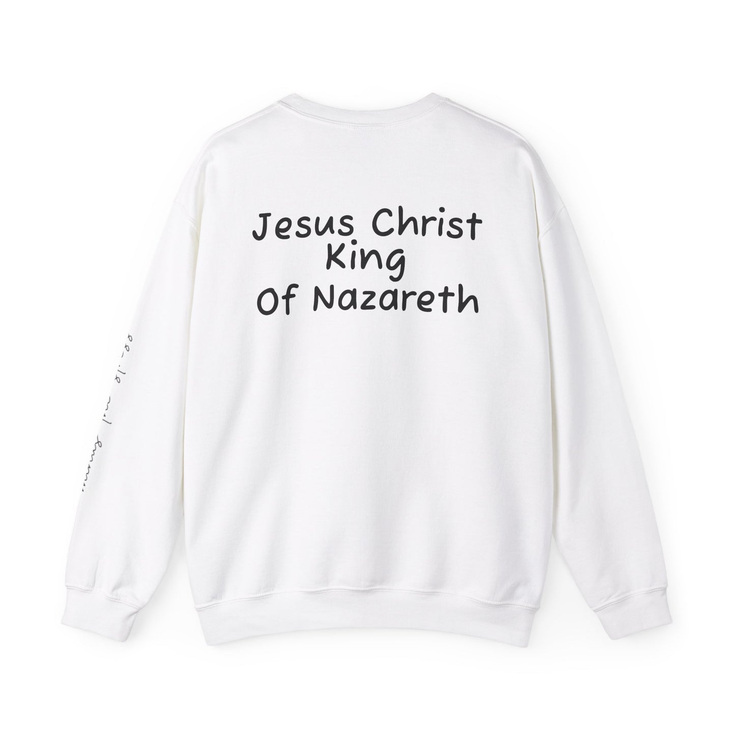 Jesus Christ Crewneck Sweatshirt - Faith Inspired Heavy Blend for Comfort & Style