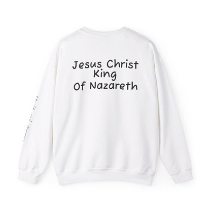 Jesus Christ Crewneck Sweatshirt - Faith Inspired Heavy Blend for Comfort & Style