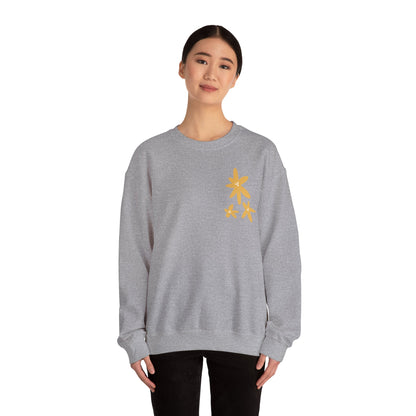 Peace Love & Plants Unisex Crewneck Sweatshirt - Cozy Floral Design