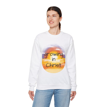 Growing in Christ Heavy Blend™ Crewneck Sweatshirt