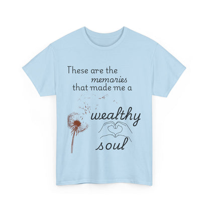 'Wealthy Soul' Inspirational Dandelion T-Shirt