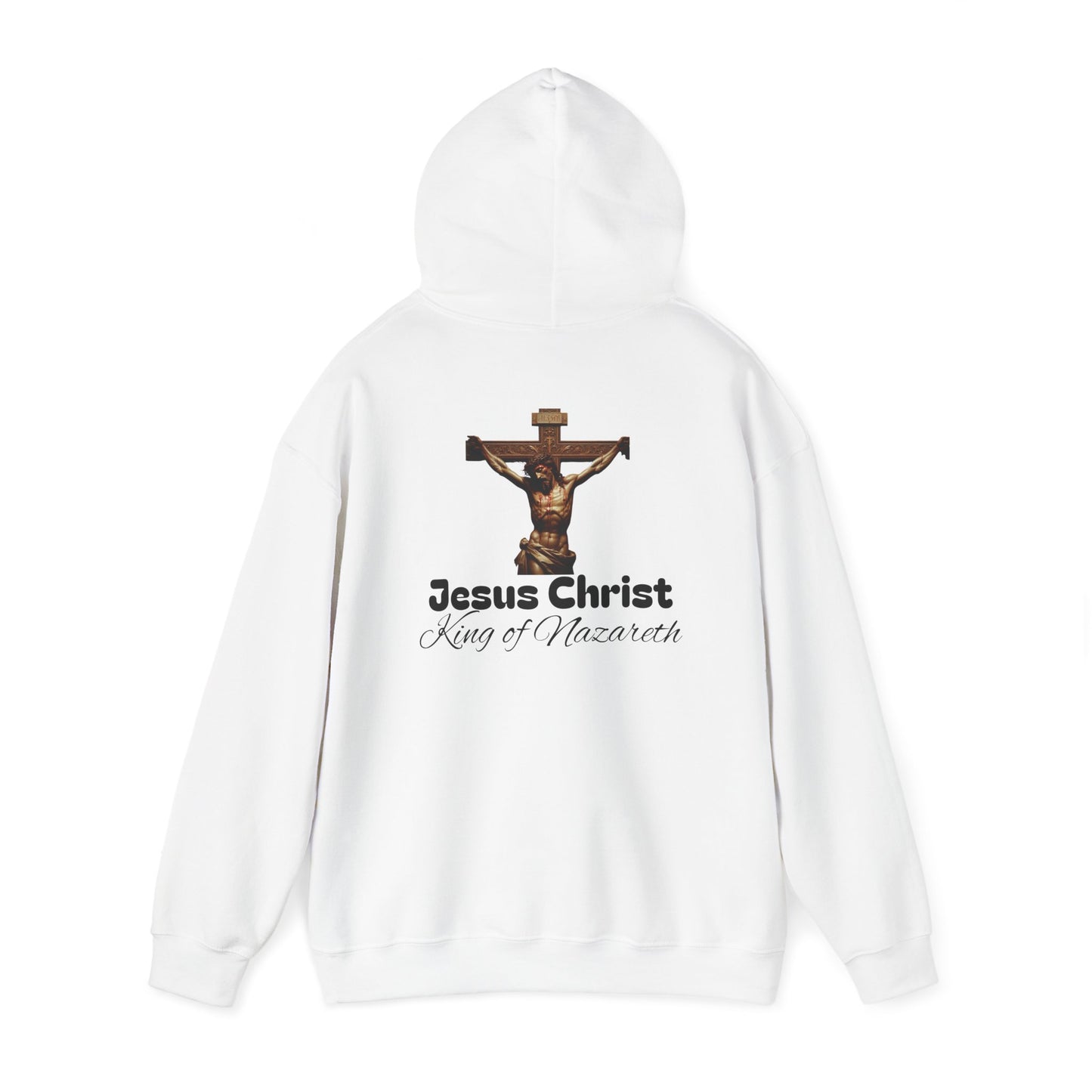 Jesus Christ King of Nazareth Hoodie - Unisex Heavy Blend Sweatshirt