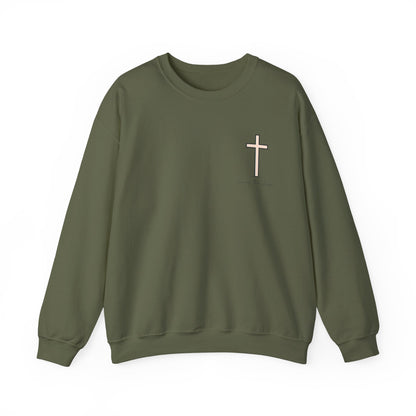 Inspirational Floral Crewneck Sweatshirt - "God Knows Best"