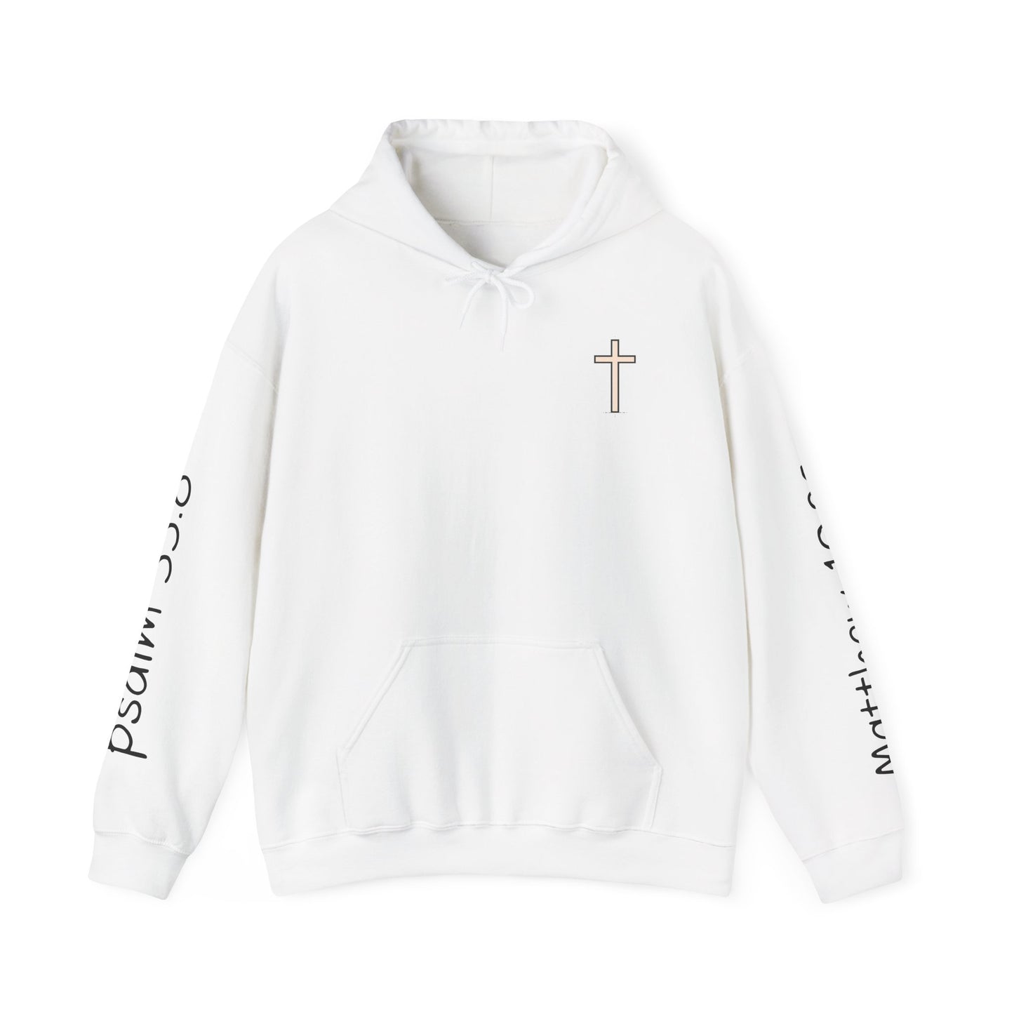 Faith-Inspired Unisex Hooded Sweatshirt with Scripture Quotes