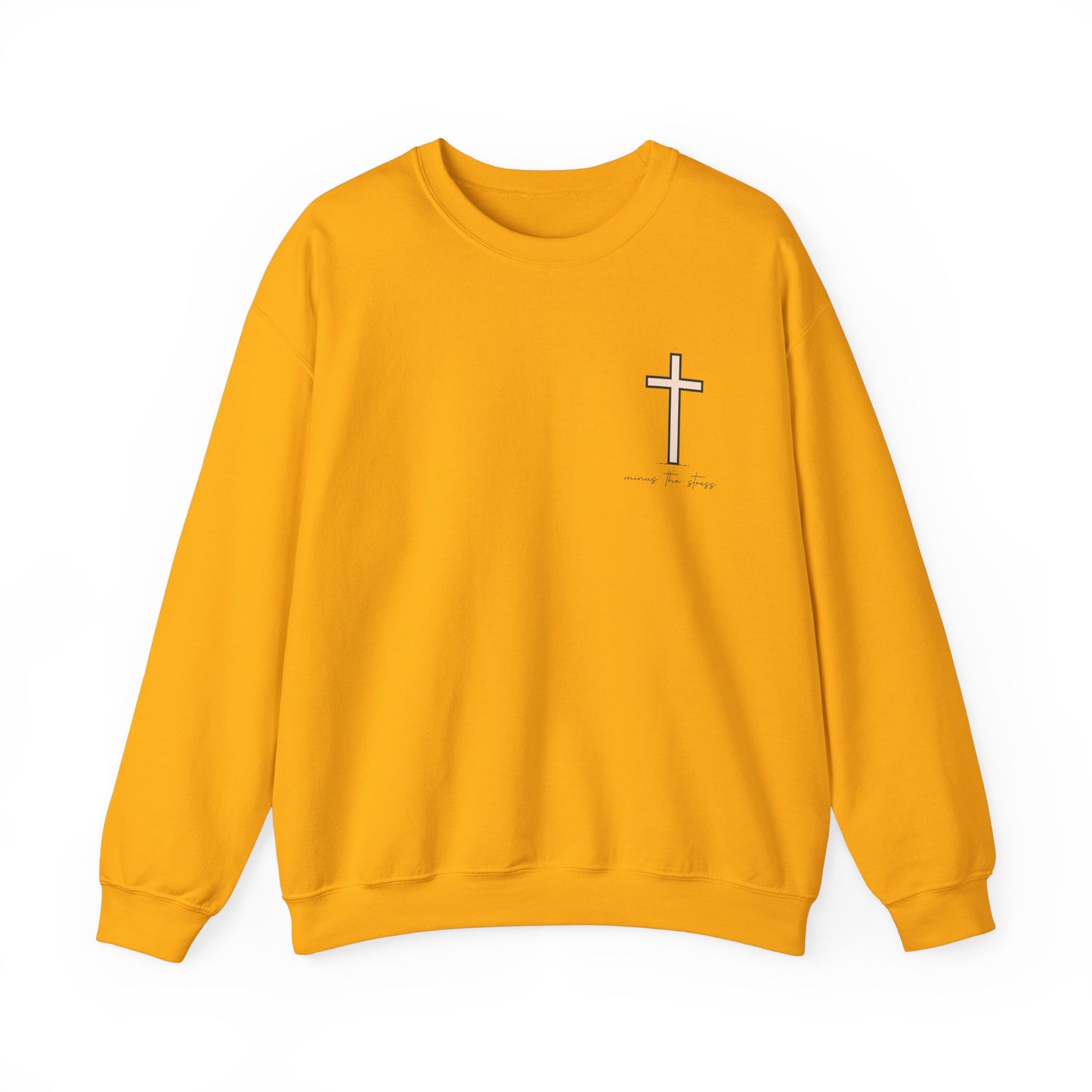 Inspirational Floral Crewneck Sweatshirt - "God Knows Best"