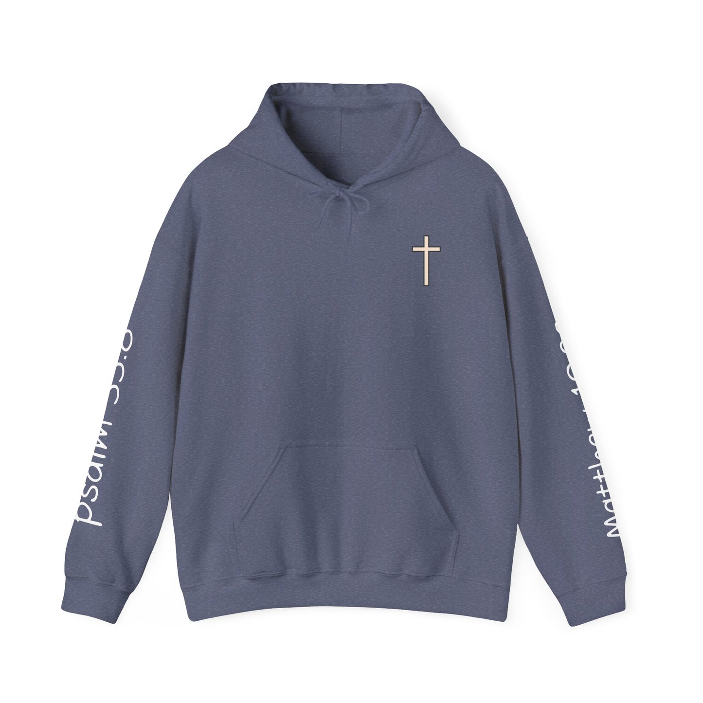 Faith-Inspired Unisex Hooded Sweatshirt with Scripture Quotes