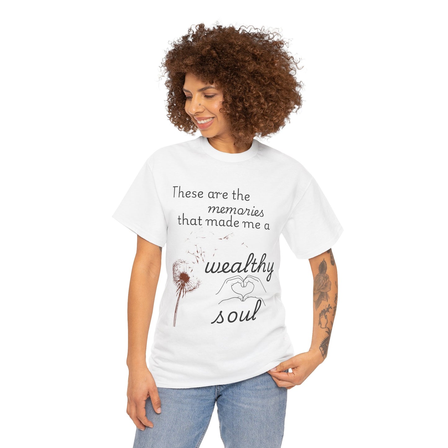 'Wealthy Soul' Inspirational Dandelion T-Shirt