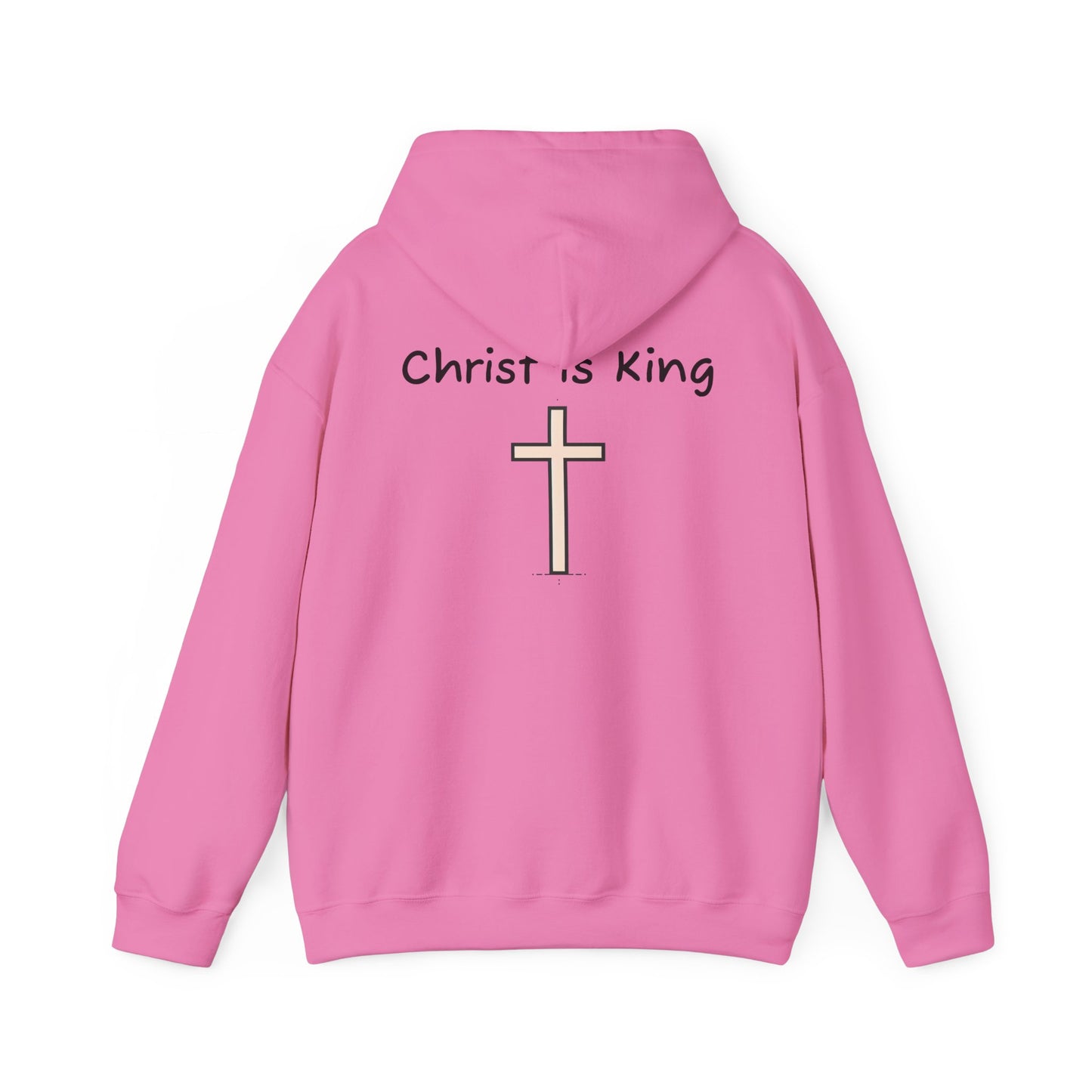 Christ is King Unisex Heavy Blend Hoodie - Inspirational Christian Sweatshirt