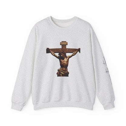 Alternate Jesus Christ Crewneck Sweatshirt - Faith Inspired Heavy Blend for Comfort & Style