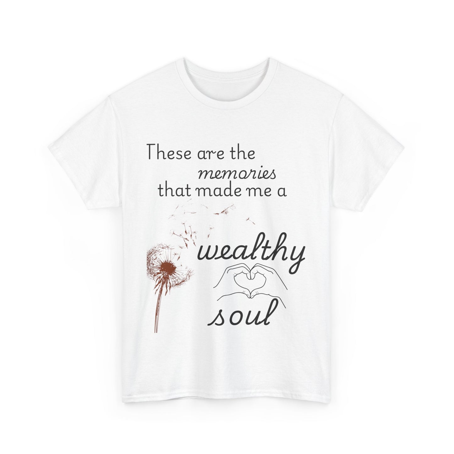 'Wealthy Soul' Inspirational Dandelion T-Shirt