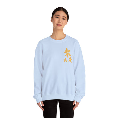 Peace Love & Plants Unisex Crewneck Sweatshirt - Cozy Floral Design