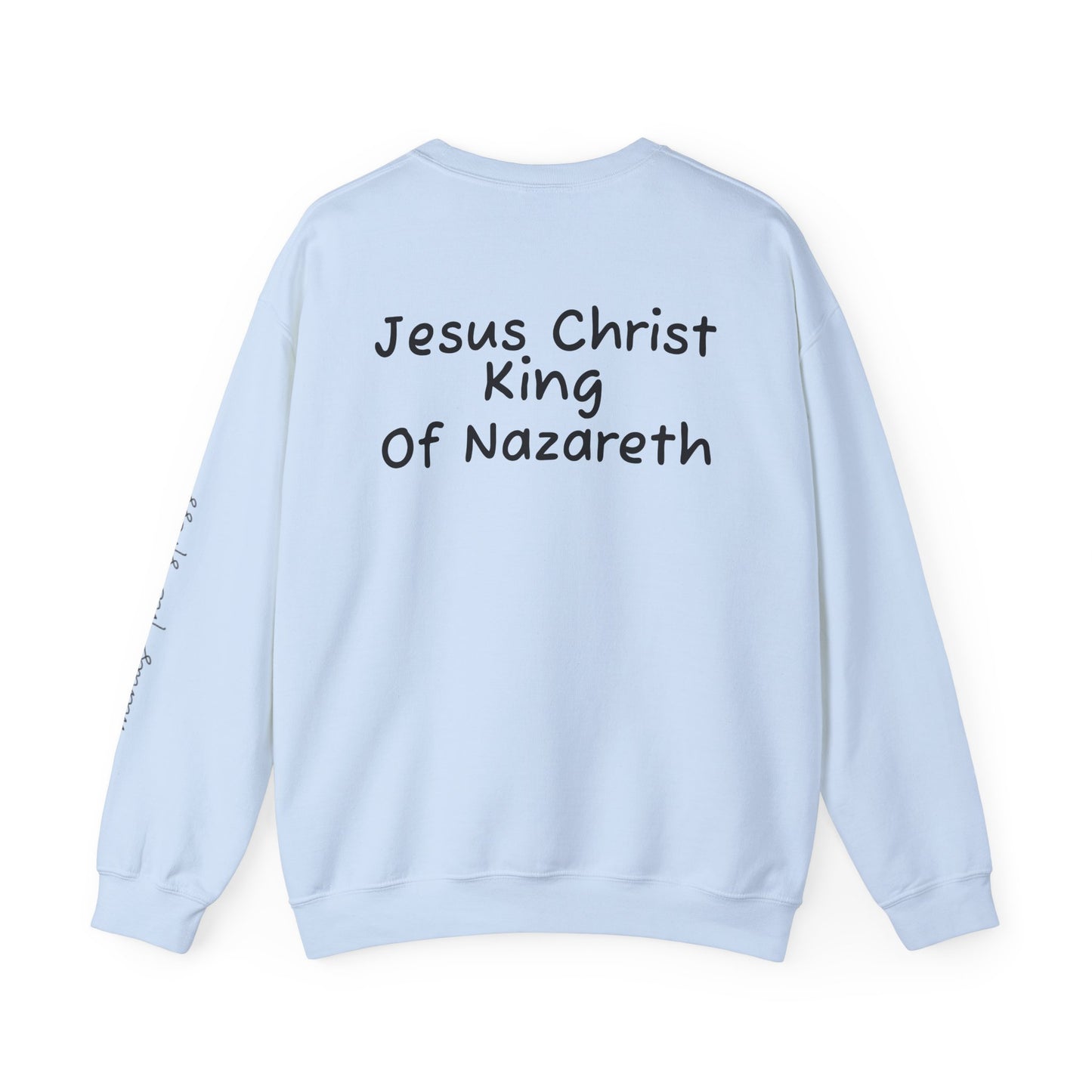 Jesus Christ Crewneck Sweatshirt - Faith Inspired Heavy Blend for Comfort & Style