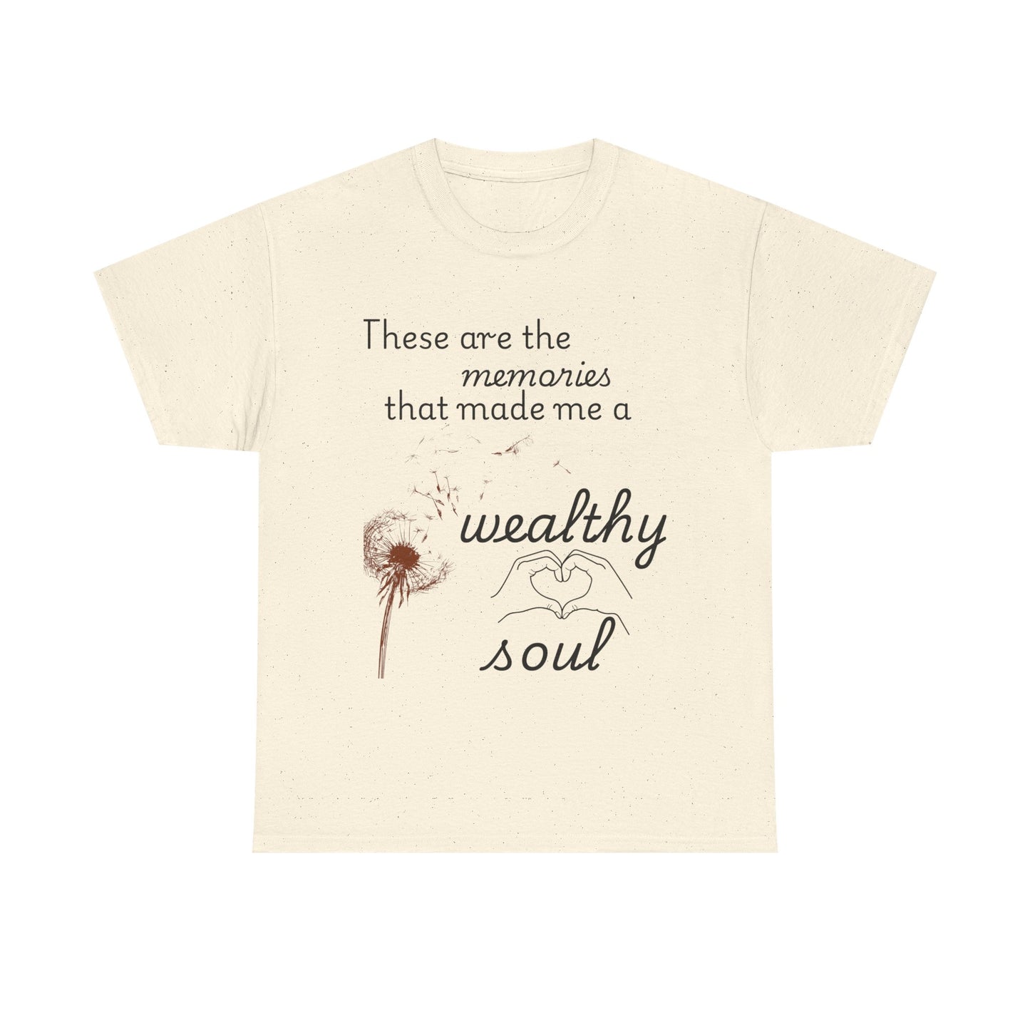 'Wealthy Soul' Inspirational Dandelion T-Shirt