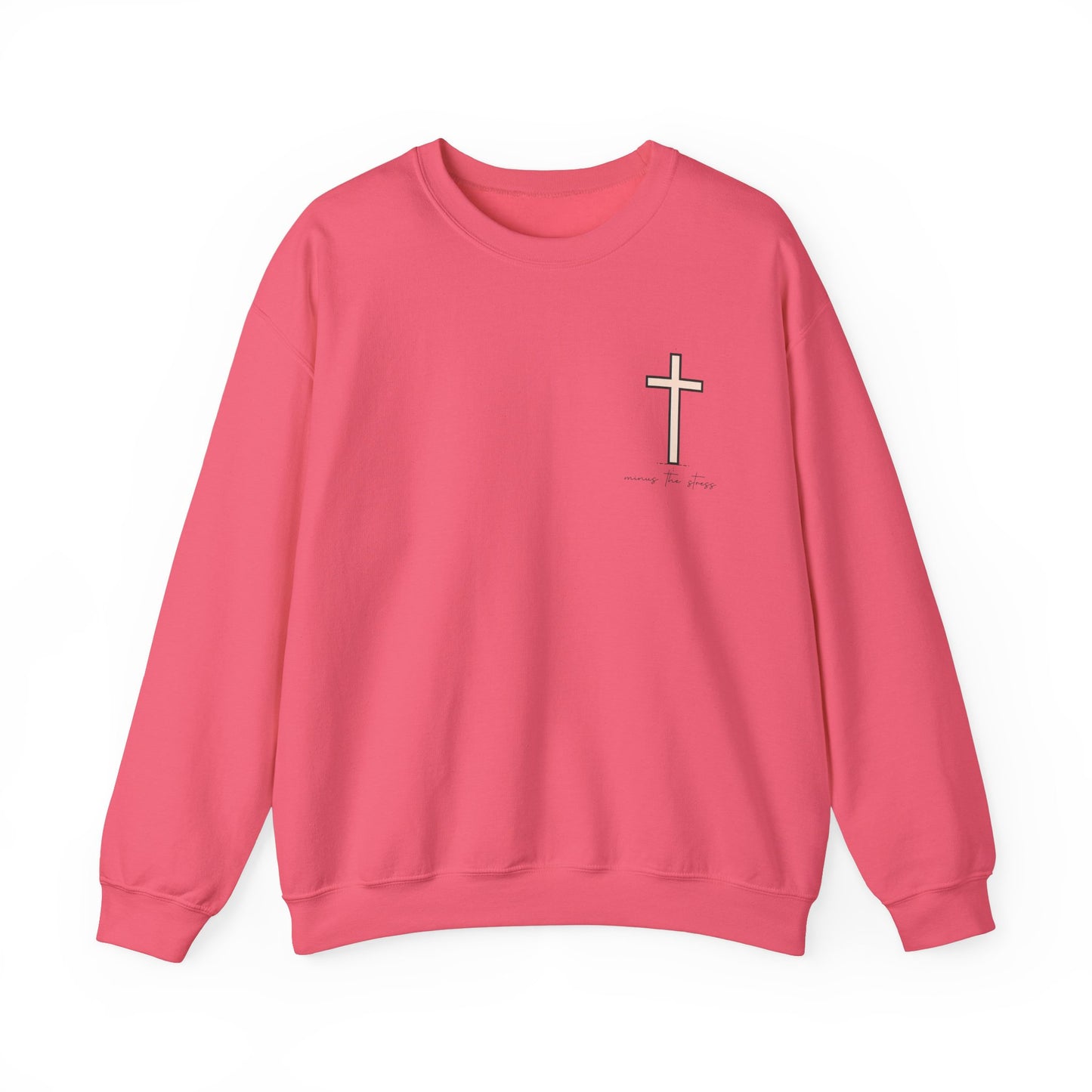 Inspirational Floral Crewneck Sweatshirt - "God Knows Best"