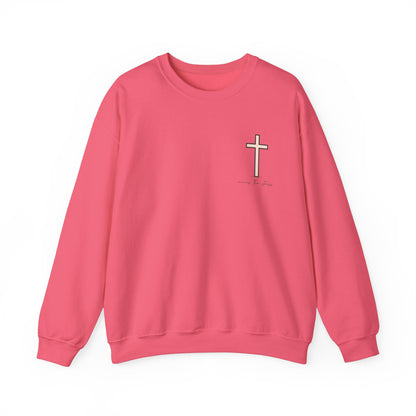 Inspirational Floral Crewneck Sweatshirt - "God Knows Best"