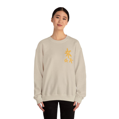 Peace Love & Plants Unisex Crewneck Sweatshirt - Cozy Floral Design