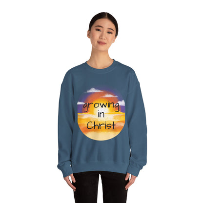 Growing in Christ Heavy Blend™ Crewneck Sweatshirt