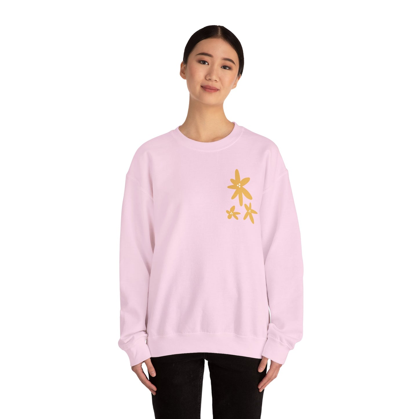 Peace Love & Plants Unisex Crewneck Sweatshirt - Cozy Floral Design