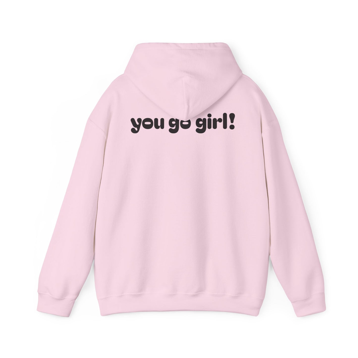 Cherry Design Heavy Blend Hooded Sweatshirt - 'You Go Girl!'