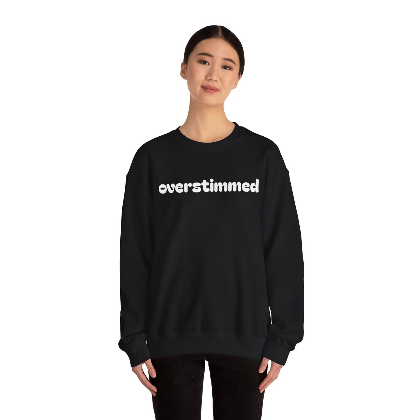 Overstimmed Crewneck Sweatshirt - Cozy Comfort for Everyday Wear