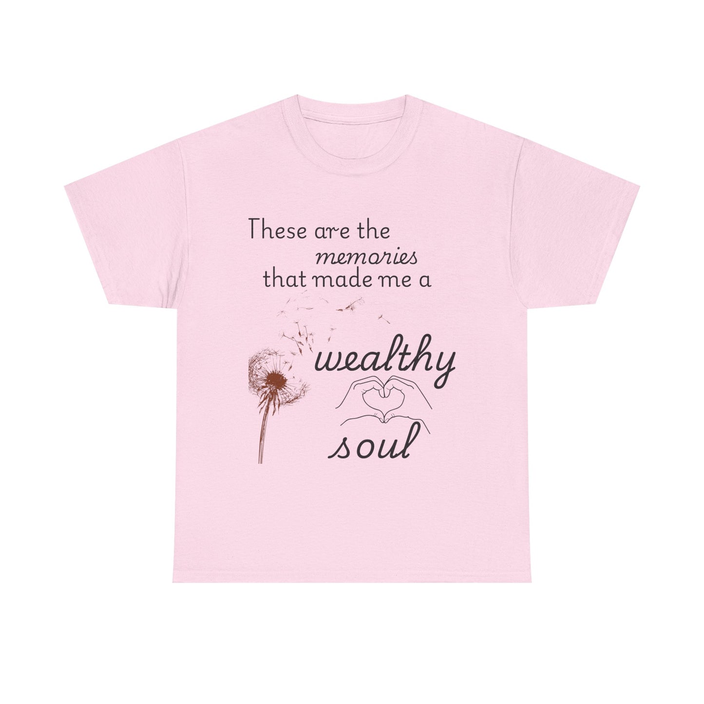 'Wealthy Soul' Inspirational Dandelion T-Shirt