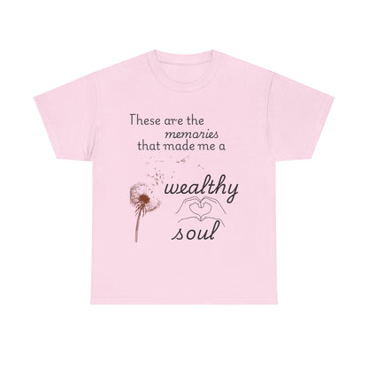 'Wealthy Soul' Inspirational Dandelion T-Shirt