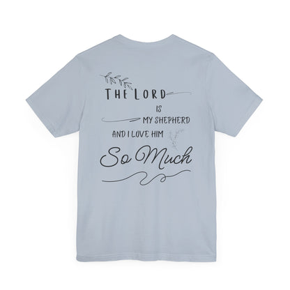 Jersey Tee - "The Lord is My Shepherd"