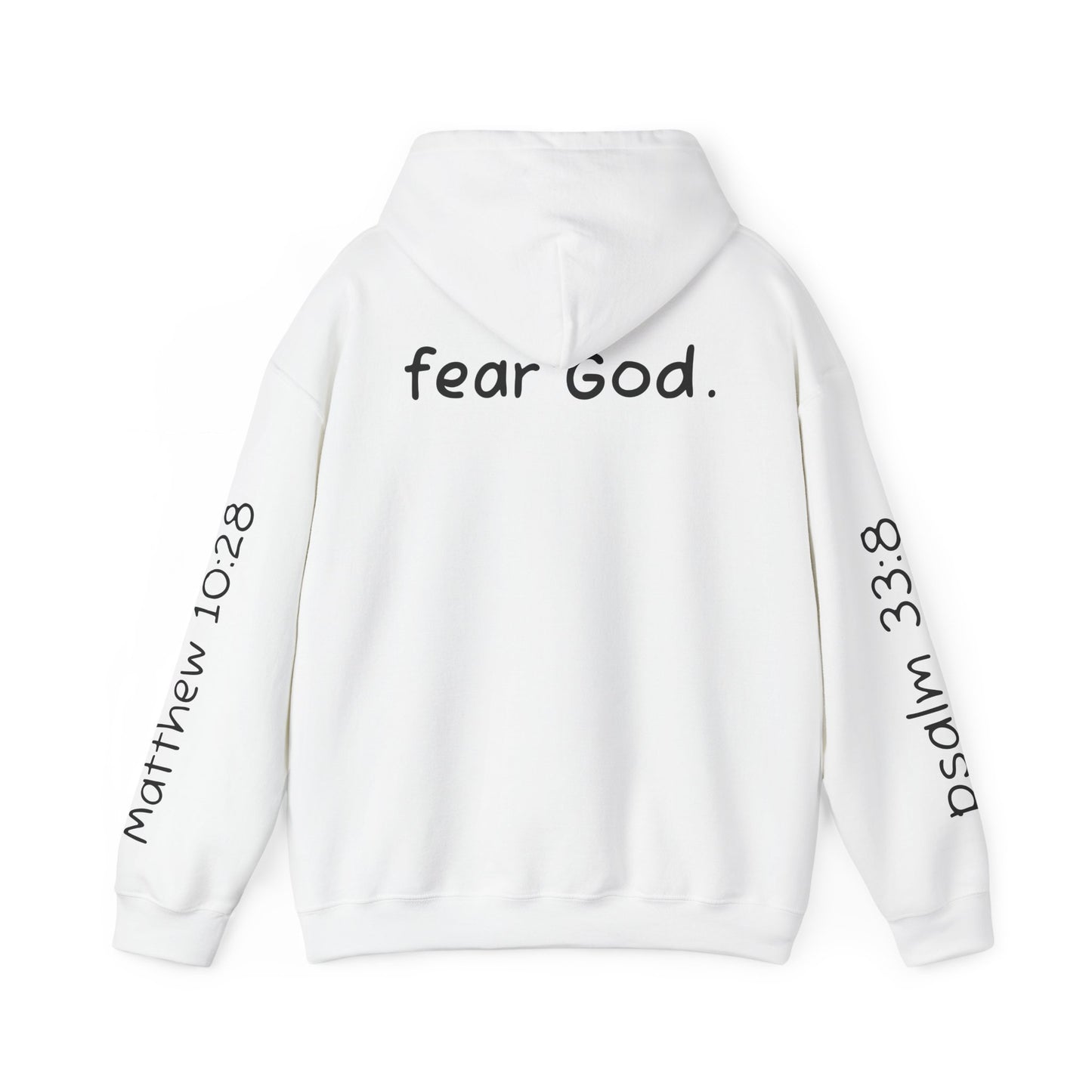 Faith-Inspired Unisex Hooded Sweatshirt with Scripture Quotes