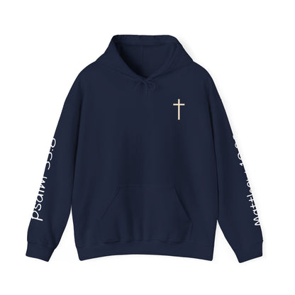 Faith-Inspired Unisex Hooded Sweatshirt with Scripture Quotes