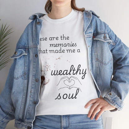 'Wealthy Soul' Inspirational Dandelion T-Shirt