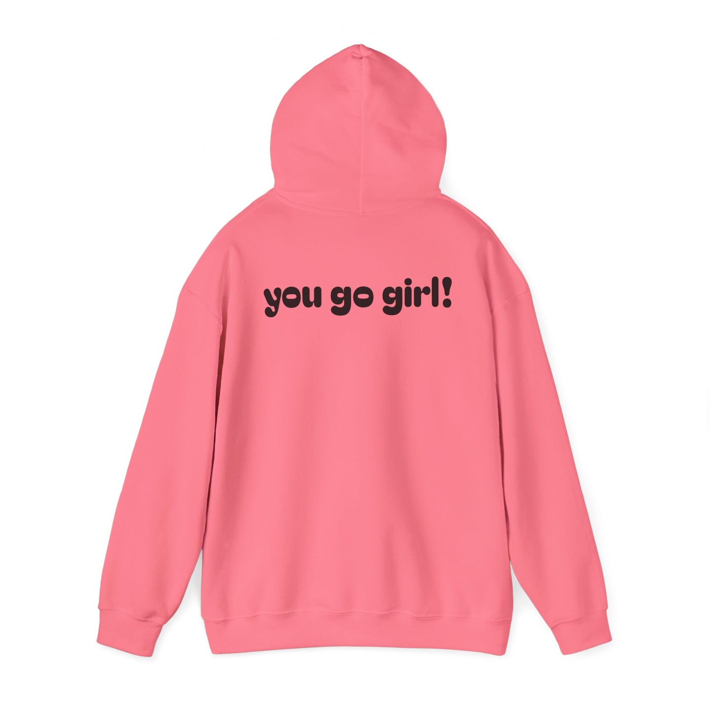 Cherry Design Heavy Blend Hooded Sweatshirt - 'You Go Girl!'