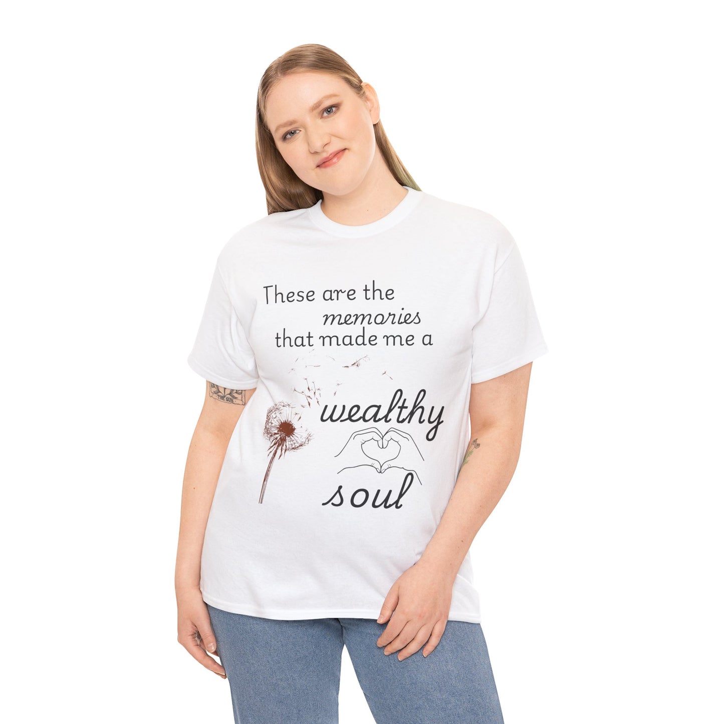 'Wealthy Soul' Inspirational Dandelion T-Shirt