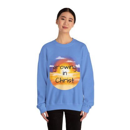 Growing in Christ Heavy Blend™ Crewneck Sweatshirt