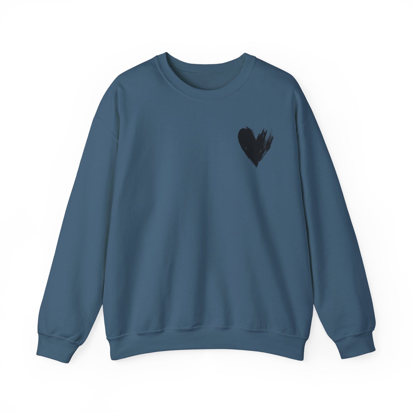 Crewneck Sweatshirt - 'I'm Just a Girl' with Heart Design